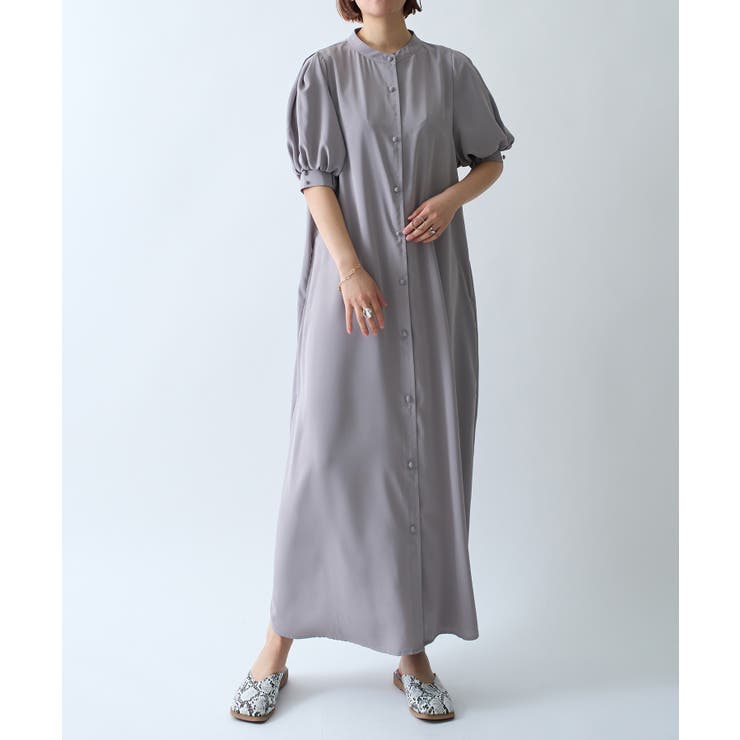 【SETUP7】SPECIALラウンドネックパフスリーブワンピース | SETUP7【WOMEN】 | 詳細画像50 