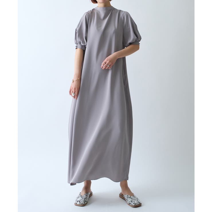 【SETUP7】SPECIALラウンドネックパフスリーブワンピース | SETUP7【WOMEN】 | 詳細画像52 