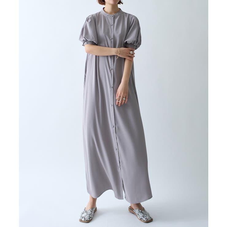 【SETUP7】SPECIALラウンドネックパフスリーブワンピース | SETUP7【WOMEN】 | 詳細画像53 