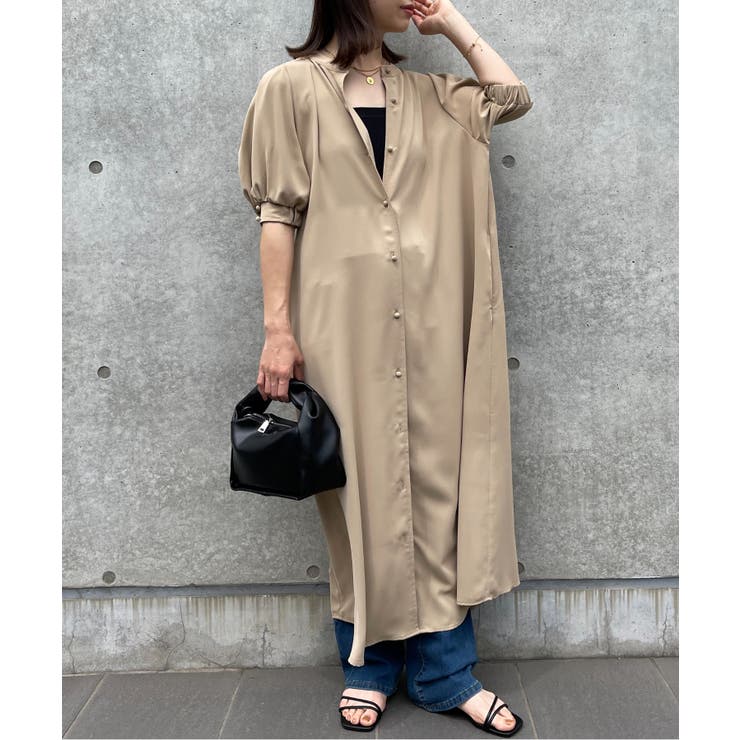 【SETUP7】SPECIALラウンドネックパフスリーブワンピース | SETUP7【WOMEN】 | 詳細画像62 