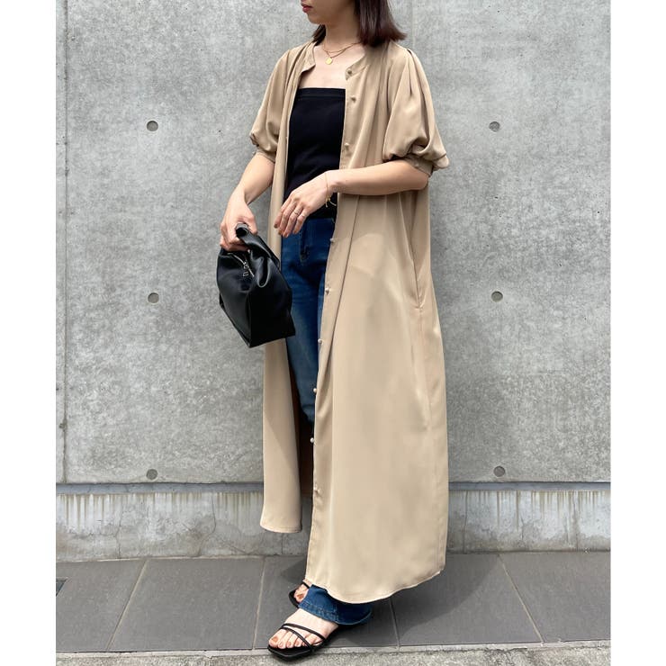 【SETUP7】SPECIALラウンドネックパフスリーブワンピース | SETUP7【WOMEN】 | 詳細画像64 