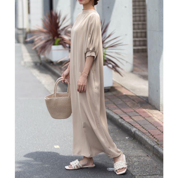 【SETUP7】SPECIALラウンドネックパフスリーブワンピース | SETUP7【WOMEN】 | 詳細画像75 