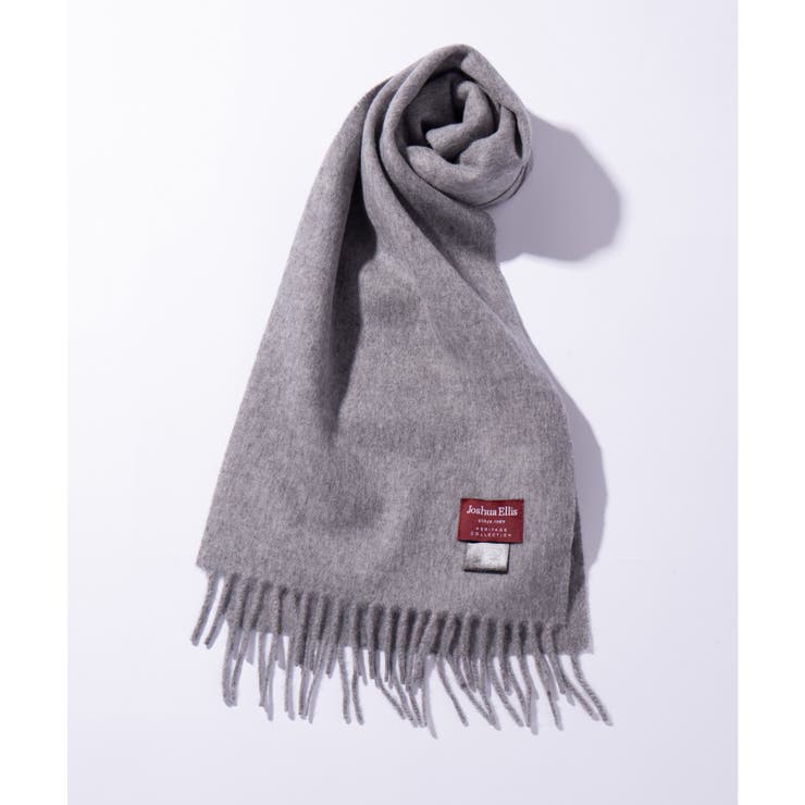 売れ筋がひクリスマスプレゼント！ Joshua Ellis】ブリティッシュウールマフラー 180cm＊25cm[品番 小物