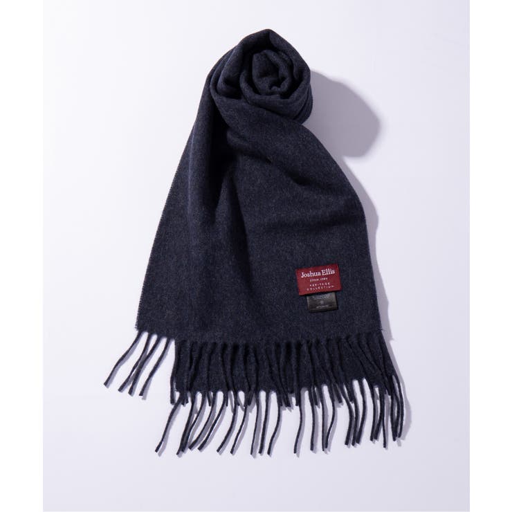 Joshua Ellis】ブリティッシュウールマフラー 180cm＊25cm[品番