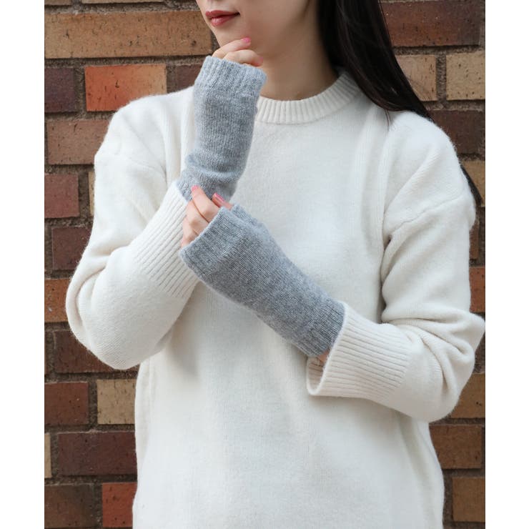 最安値】Llife CASHMERE KNIT ARM WARMER アームウォーマー」を
