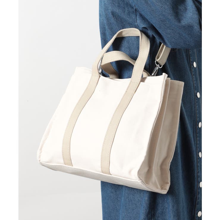 多機能マルチポケットショルダーキャンバストートKNF[品番