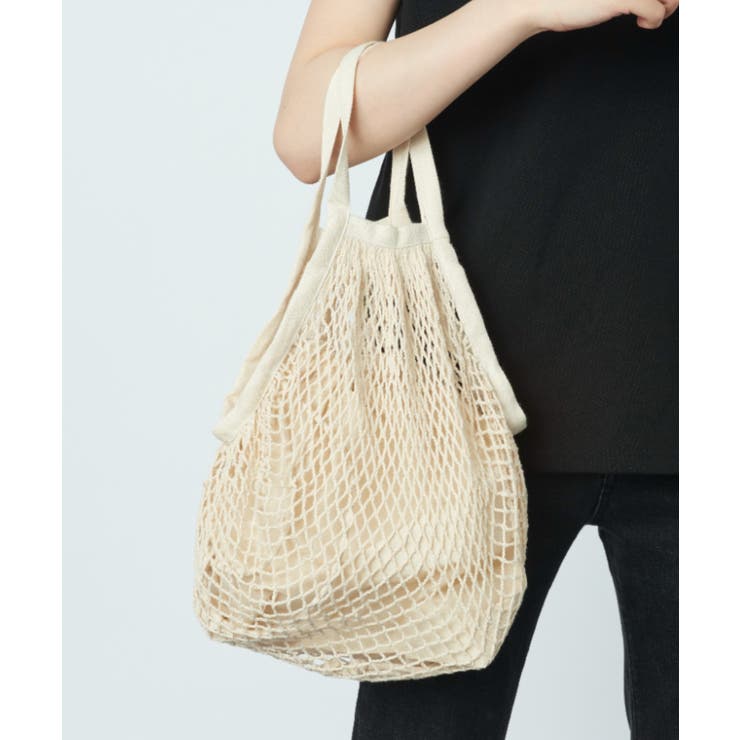 【SETUP7】ネットバッグ 厚手コットン巾着付 TR-0979 | SETUP7【WOMEN】 | 詳細画像4 