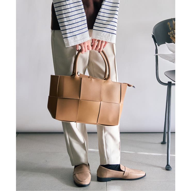 【SETUP7】イントレチャートPUトートバッグ KNF | SETUP7【WOMEN】 | 詳細画像14 