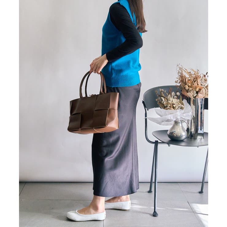 【SETUP7】イントレチャートPUトートバッグ KNF | SETUP7【WOMEN】 | 詳細画像4 