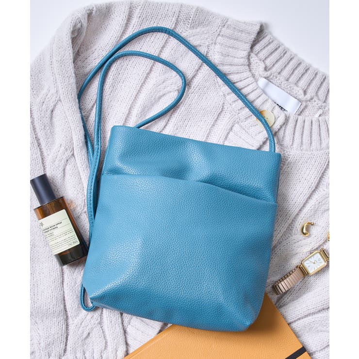 ブルー | 【SETUP7】レザーポケットショルダーバッグ SNBD | SETUP7【WOMEN】