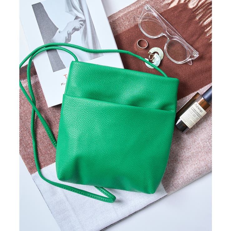 グリーン | 【SETUP7】レザーポケットショルダーバッグ SNBD | SETUP7【WOMEN】