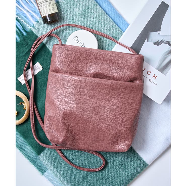 ピンク | 【SETUP7】レザーポケットショルダーバッグ SNBD | SETUP7【WOMEN】