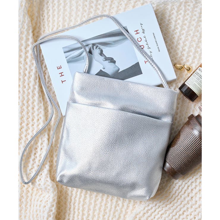 シルバー | 【SETUP7】レザーポケットショルダーバッグ SNBD | SETUP7【WOMEN】