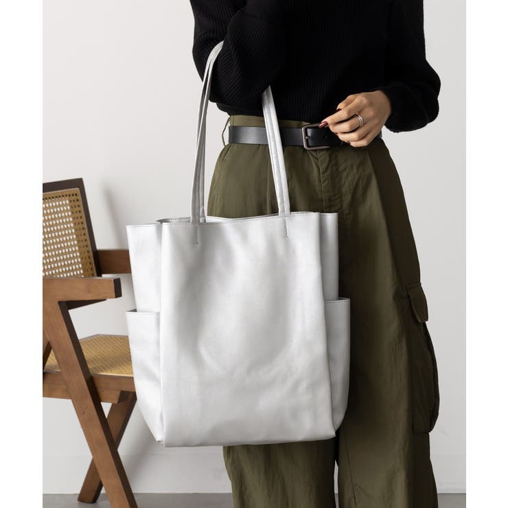 SETUP7】レザーマルチポケットトートバッグ SNBD[品番：TTMW0001085