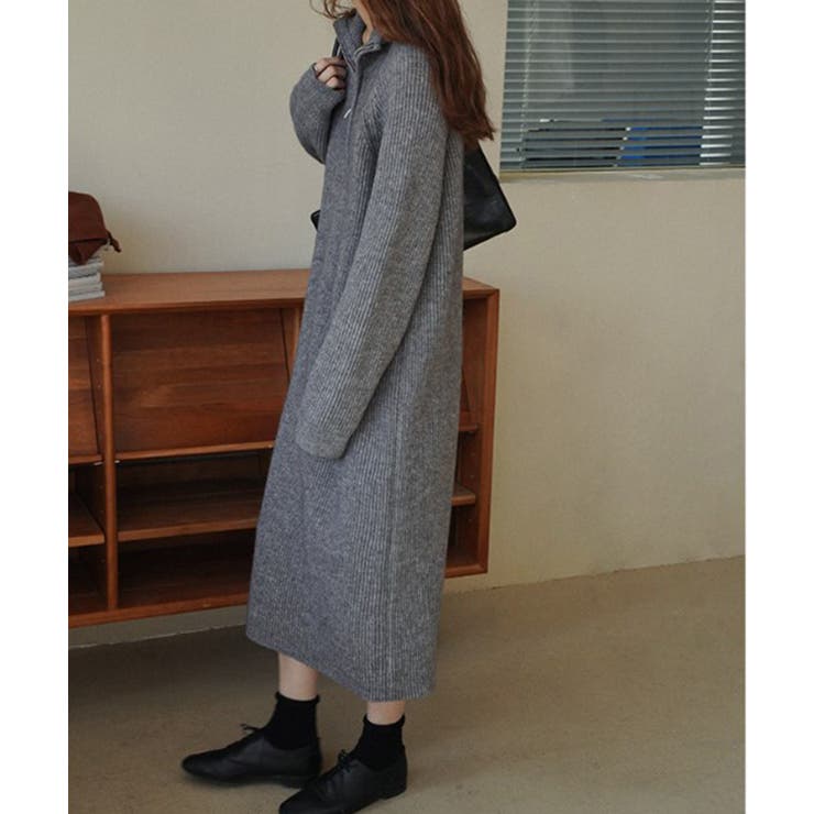 【SETUP7】ハーフジップハイネックニットワンピース SCCH266 | SETUP7【WOMEN】 | 詳細画像21 