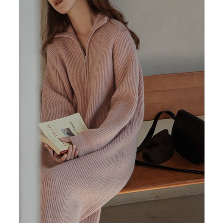 【SETUP7】ハーフジップハイネックニットワンピース SCCH266 | SETUP7【WOMEN】 | 詳細画像24 