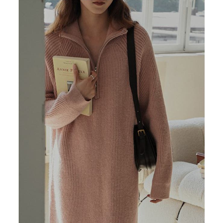 【SETUP7】ハーフジップハイネックニットワンピース SCCH266 | SETUP7【WOMEN】 | 詳細画像26 