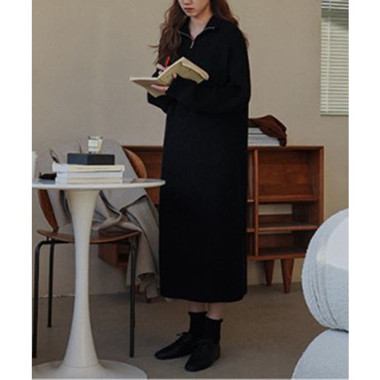 【SETUP7】ハーフジップハイネックニットワンピース SCCH266 | SETUP7【WOMEN】 | 詳細画像4 