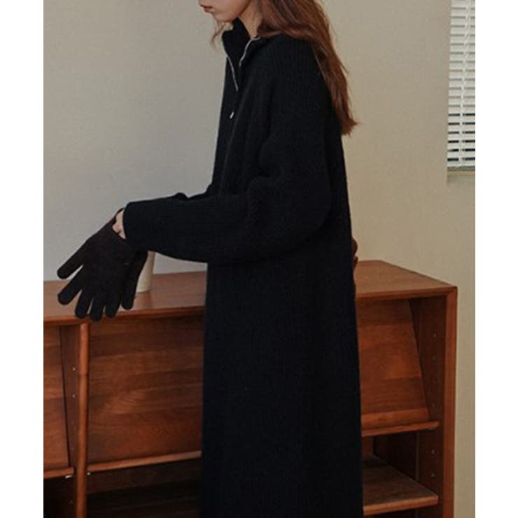 【SETUP7】ハーフジップハイネックニットワンピース SCCH266 | SETUP7【WOMEN】 | 詳細画像7 