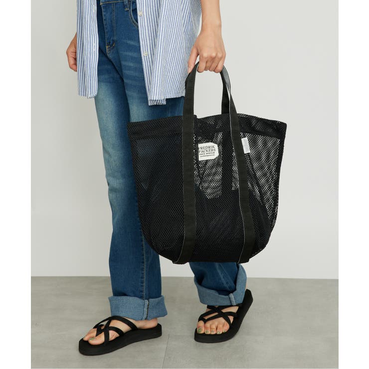 FREDRIK PACKERS】別注！限定 HEAVY MESH TOTE[品番：TTMW0001310