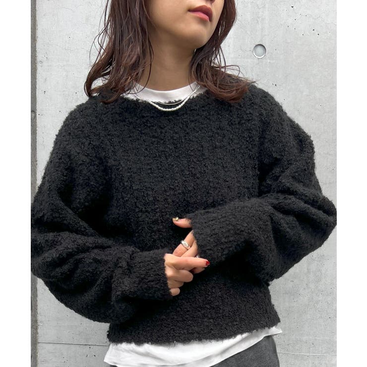 ブラック | 24AWモデル！SWEET 掲載商品 谷まりあさん着用【SETUP7】ボリューム… | SETUP7【WOMEN】