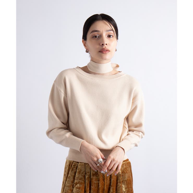 MAISON BREEZE】2WAY RIBBON KNIT TOPS[品番：TTMW0000542]｜SETUP7