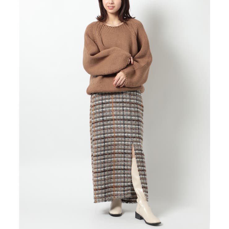 【SETUP7】ラメ入りカラーも選べる！ツイードナロースカート trc | SETUP7【WOMEN】 | 詳細画像11 