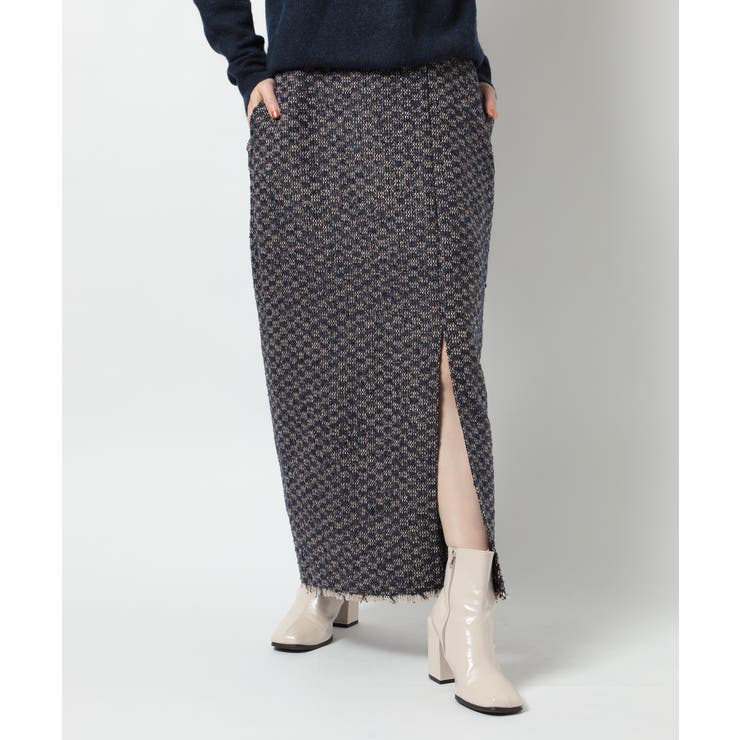 【SETUP7】ラメ入りカラーも選べる！ツイードナロースカート trc | SETUP7【WOMEN】 | 詳細画像13 