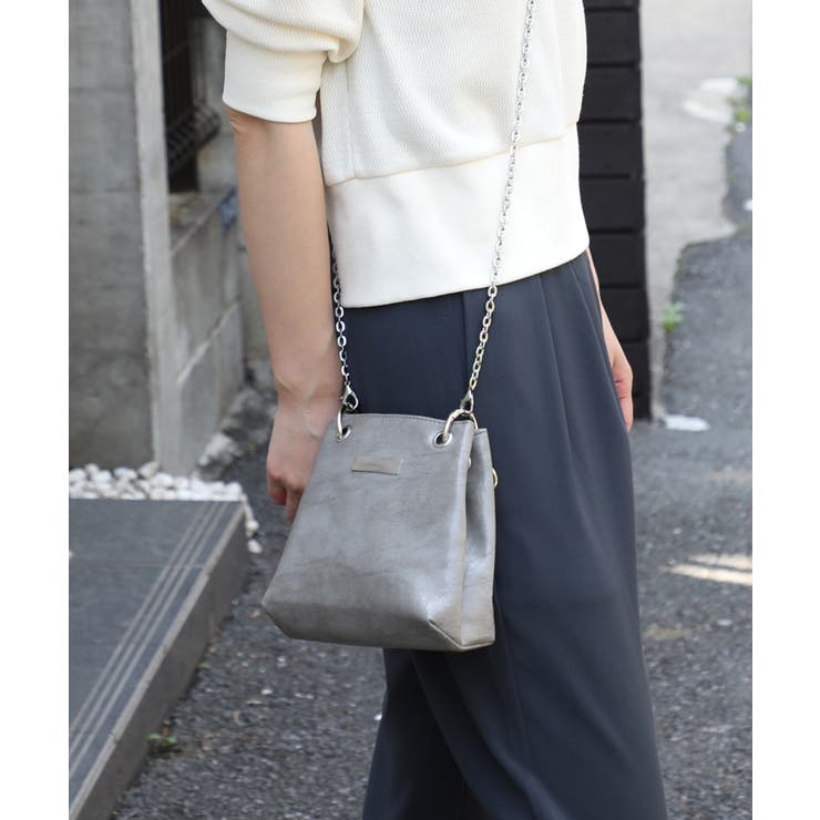 チェーンストラップ2WAYショルダーバッグ KNF[品番：TTMW0000712