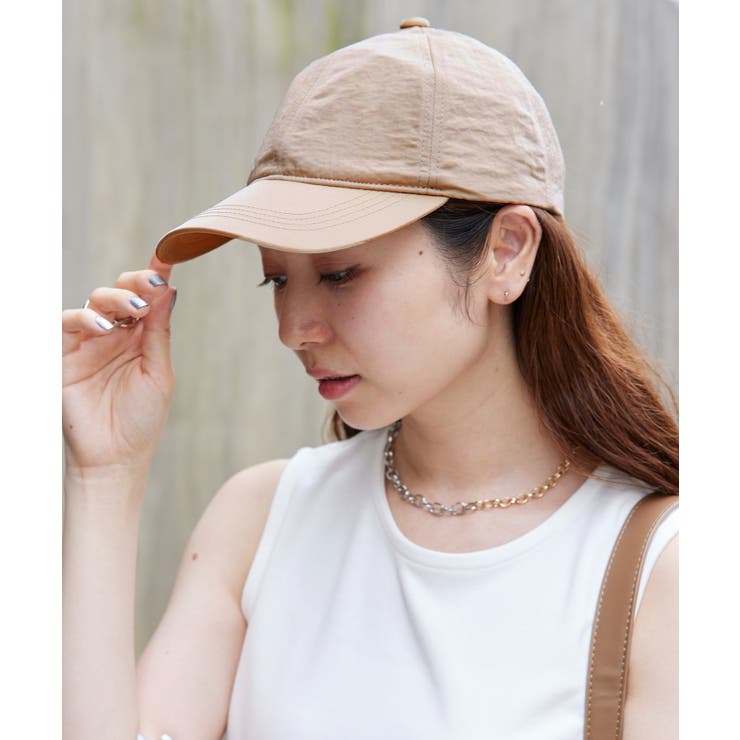 大人気新品をすべて SETUP7】シンプルナイロンキャップ 無地キャップ ローキャップ 帽子