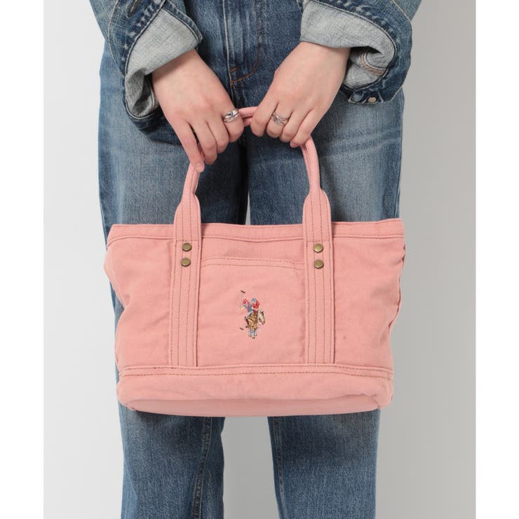 ウォッシュドコットンポロトートバッグ S USPA[品番