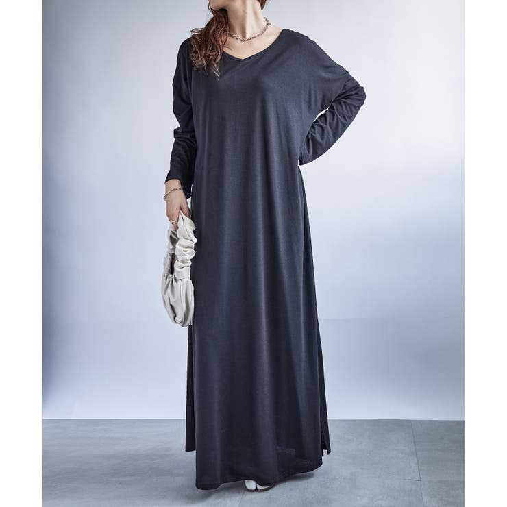 【SETUP7】Vネックフレアワンピース SCCH329 | SETUP7【WOMEN】 | 詳細画像1 