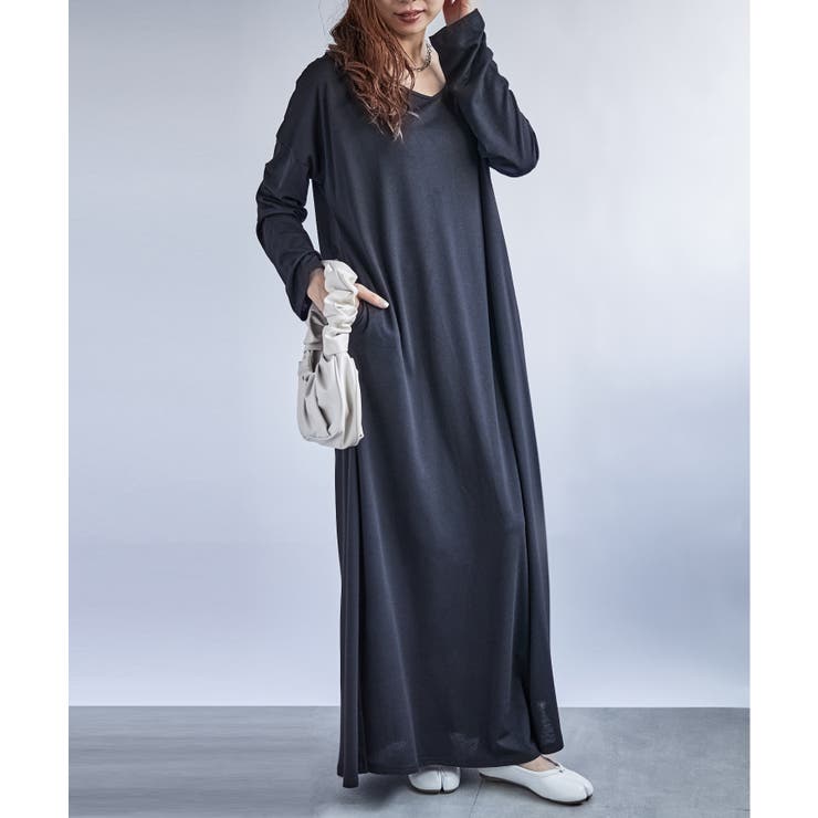 【SETUP7】Vネックフレアワンピース SCCH329 | SETUP7【WOMEN】 | 詳細画像3 