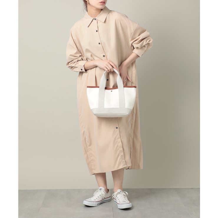 バックプリーツロングシャツワンピース SCCH329[品番：TTMW0001734 