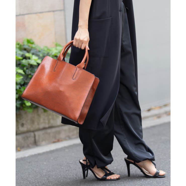 【MAISON BREEZE】2WAYフェイクレザーショルダートートバッグ KN… | SETUP7【WOMEN】 | 詳細画像14 