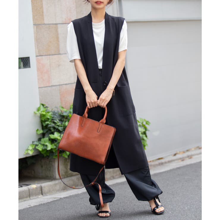 【MAISON BREEZE】2WAYフェイクレザーショルダートートバッグ KN… | SETUP7【WOMEN】 | 詳細画像15 