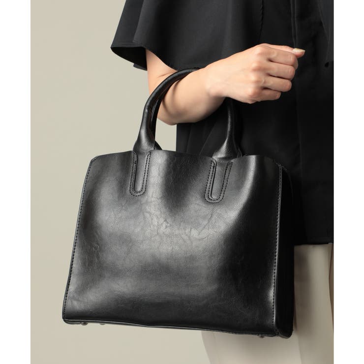 【MAISON BREEZE】2WAYフェイクレザーショルダートートバッグ KN… | SETUP7【WOMEN】 | 詳細画像8 