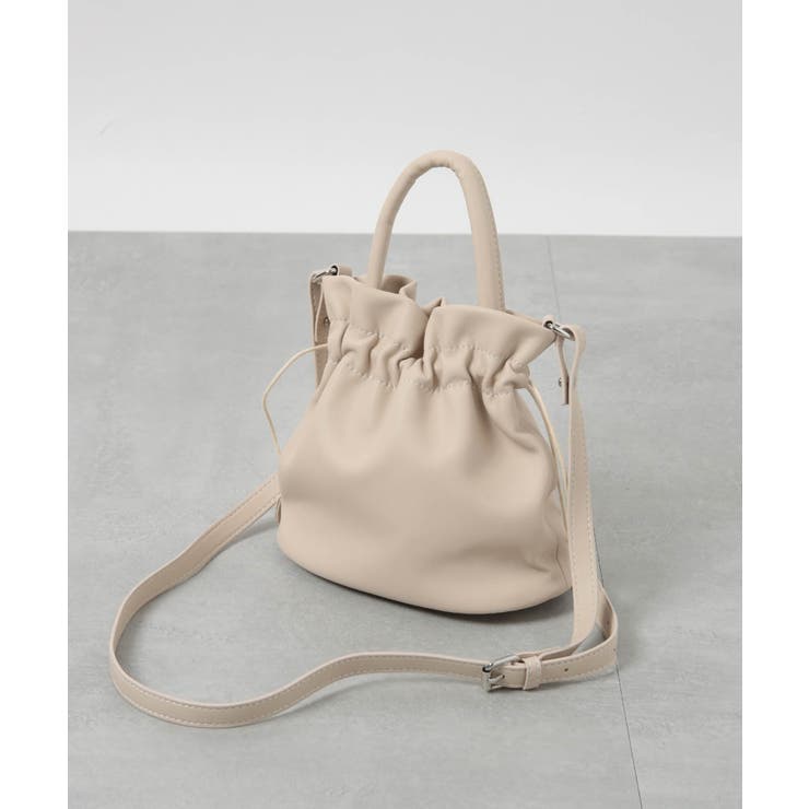 MAISON BREEZE】PUレザーワンハンドル2WAYミニショルダーバッグ…[品番