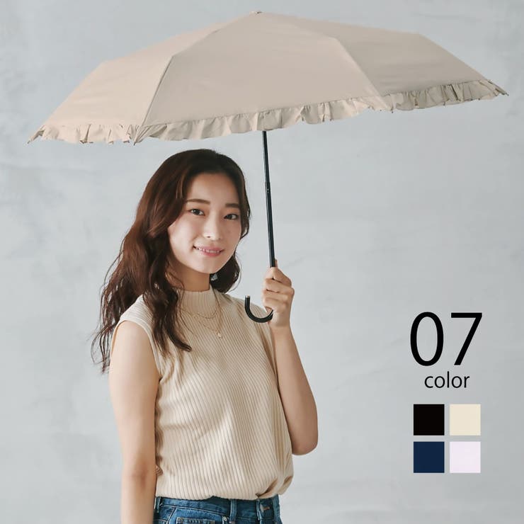 Wpc.】折り畳み日傘 遮光 クラシックフリルmini 801-134[品番