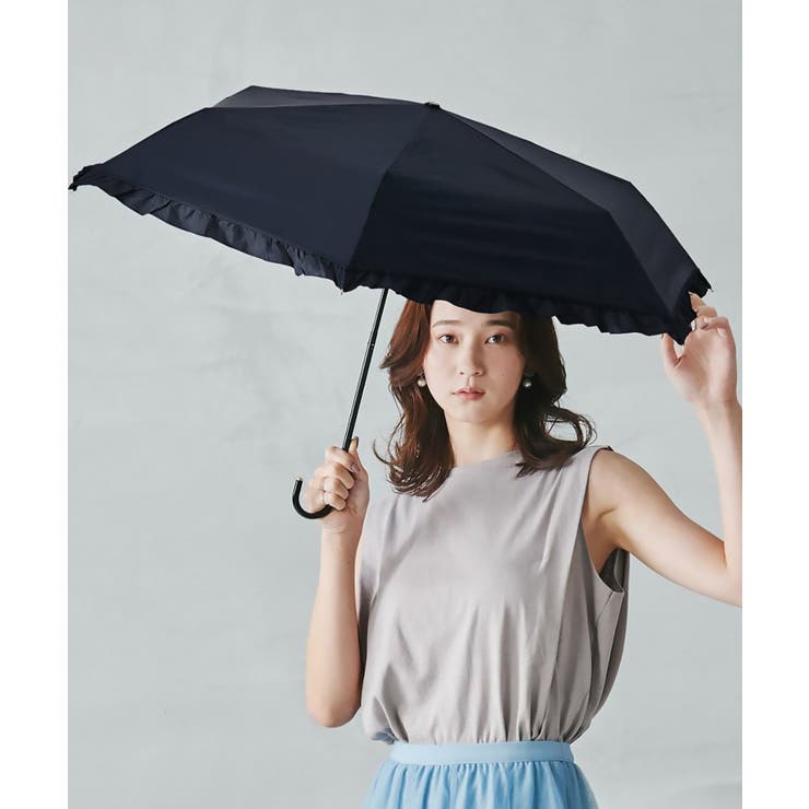 Wpc.】折り畳み日傘 遮光 クラシックフリルmini 801-134[品番