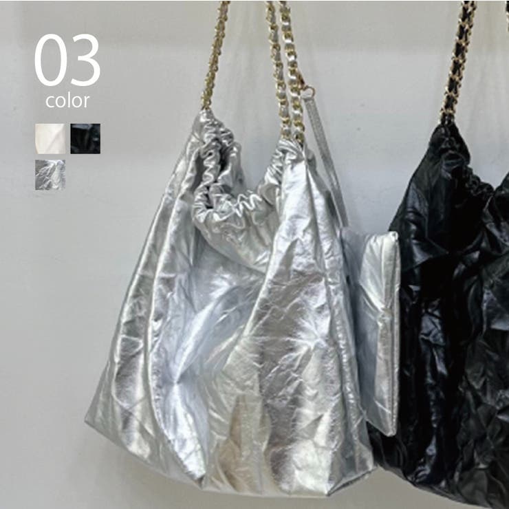 SETUP7】チェーントートバッグ KNF030[品番：TTMW0000475]｜SETUP7