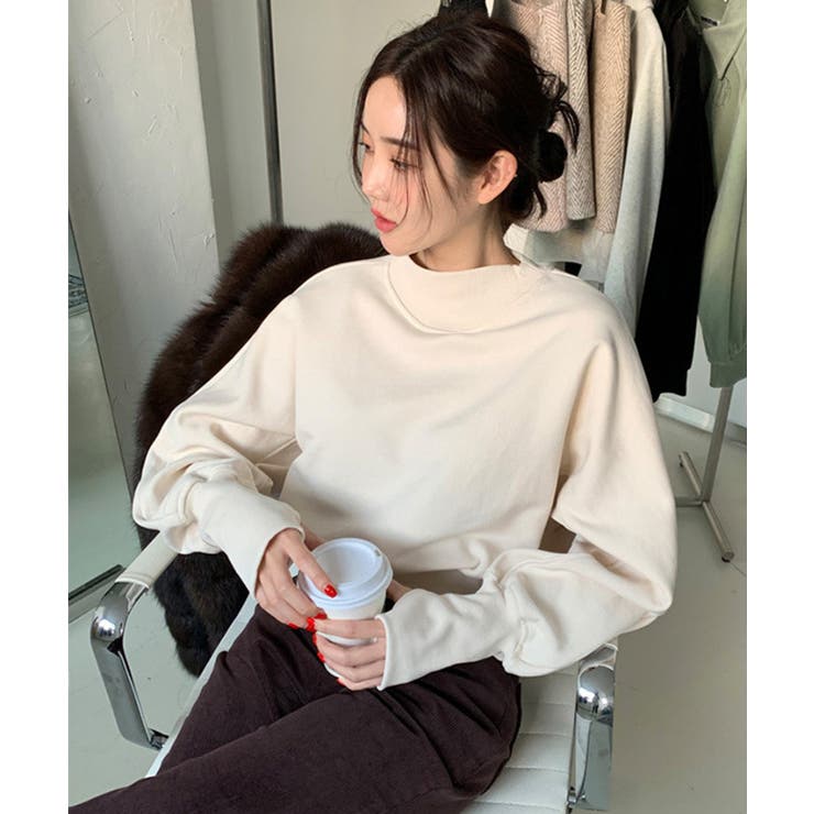 【SETUP7】ショート丈リブデザイン裏毛スウェット KNF030 | SETUP7【WOMEN】 | 詳細画像2 