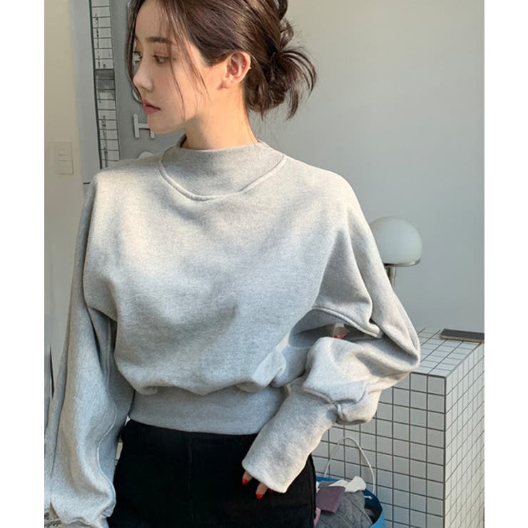 【SETUP7】ショート丈リブデザイン裏毛スウェット KNF030 | SETUP7【WOMEN】 | 詳細画像5 