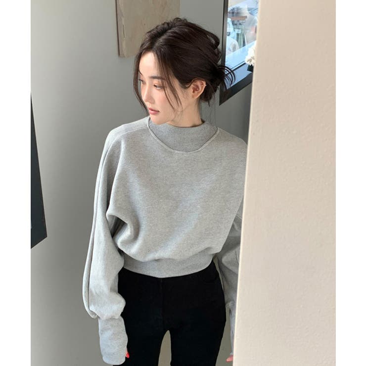 【SETUP7】ショート丈リブデザイン裏毛スウェット KNF030 | SETUP7【WOMEN】 | 詳細画像6 