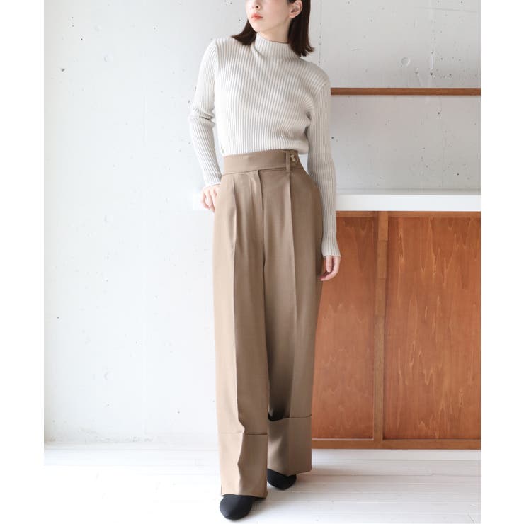 【SETUP7】ボトルネックベーシックリブニット KNF037 | SETUP7【WOMEN】 | 詳細画像11 
