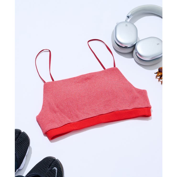 レッド | 【Robert P. Miller】リブブラトップス RM234-2110 | SETUP7【WOMEN】