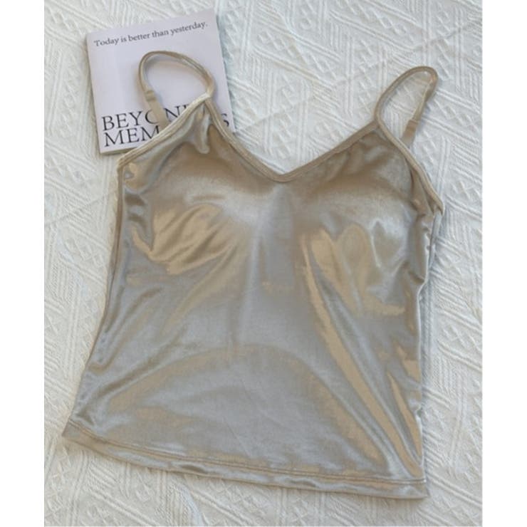 【SETUP7】カップ付きバッククロスサテンライクキャミソール KNF049 | SETUP7【WOMEN】 | 詳細画像6 