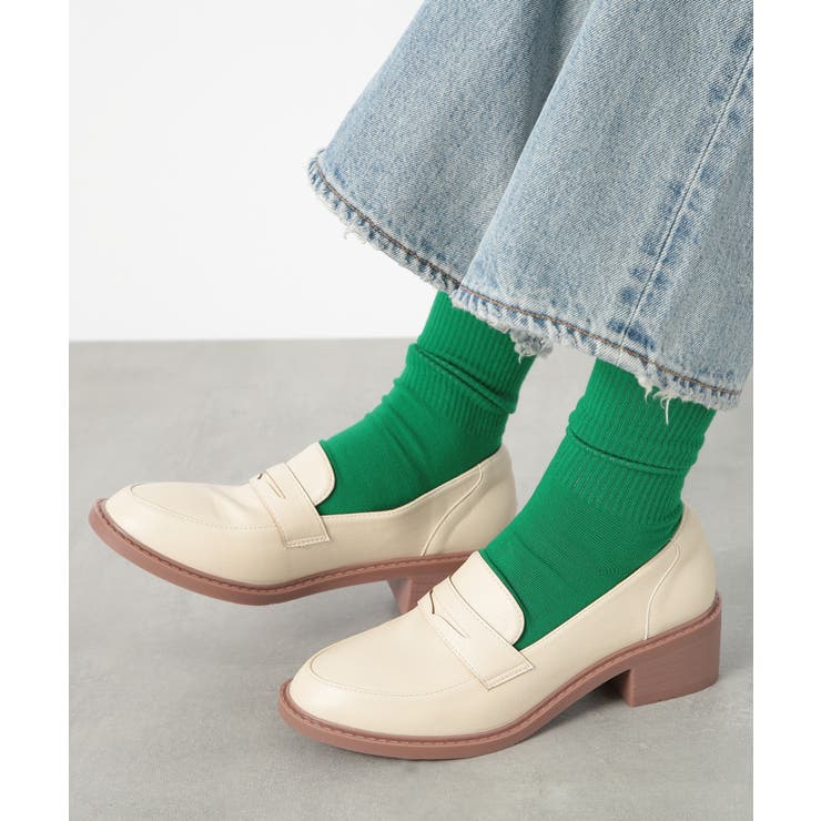 グリーン | 【SETUP7】カラークルーリブソックス KNF049 | SETUP7【WOMEN】