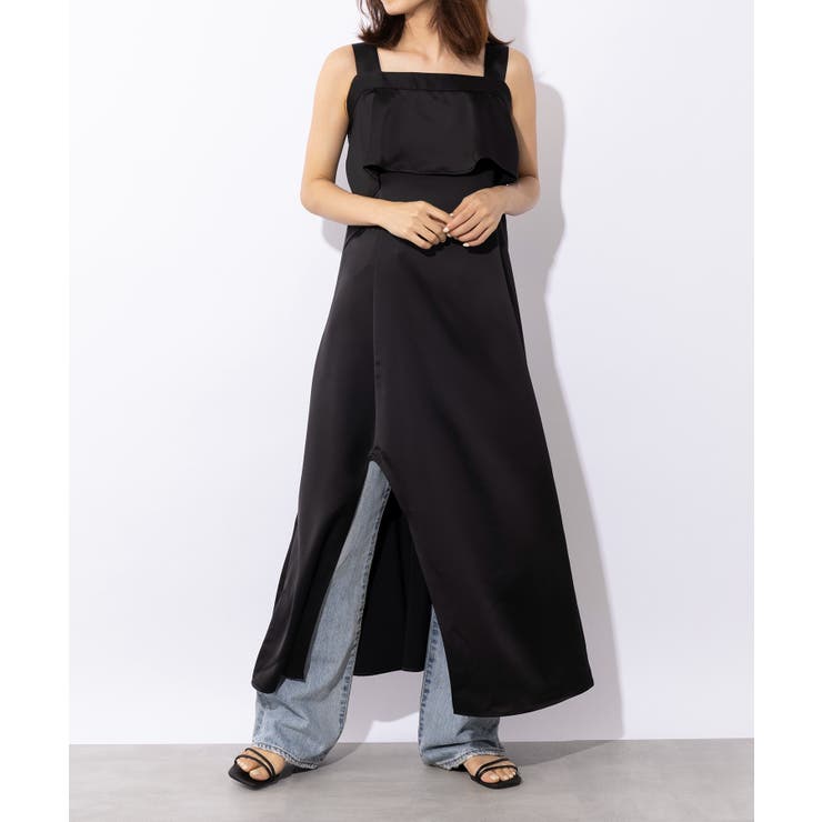 ブラック | asymmetry One piece | SETUP7【WOMEN】