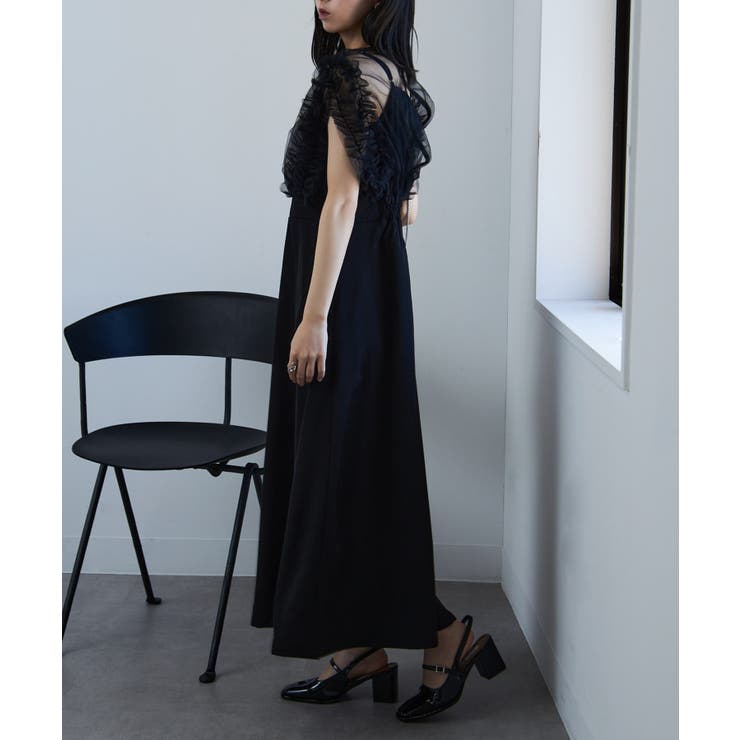 【MAISON BREEZE】チュールフリルドッキングワンピース | SETUP7【WOMEN】 | 詳細画像18 